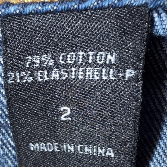 London Jean Dark Blue Skinny Low Rise Jeans Women’s Size 2 - Picture 8 of 8